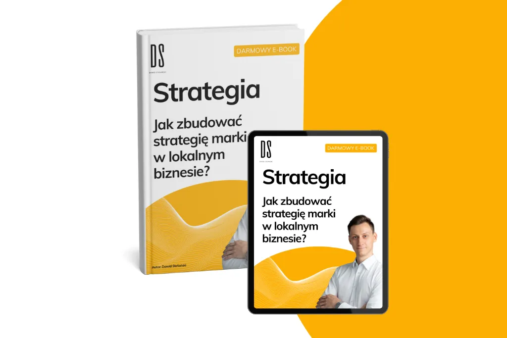 Okładka darmowego e-booka "Strategia marki" od DS Marketing – poradnik dla małych firm i freelancerów